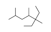 5-ethyl-2,4,5-trimethylheptane结构式