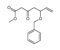 methyl 3-oxo-5-phenylmethoxyhept-6-enoate结构式