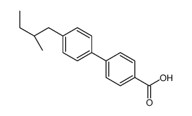 (S)-(+)-4’-(2-甲基丁基)联苯-4-甲酸结构式