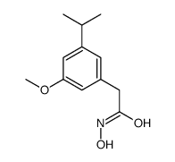 N-hydroxy-2-(3-methoxy-5-propan-2-ylphenyl)acetamide结构式