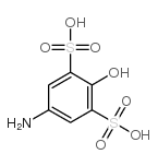 4-Aminophenol-2,6-disulfonic acid structure
