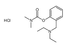 [2-(dimethylcarbamoyloxy)phenyl]methyl-diethylazanium,chloride结构式