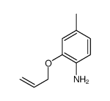 Benzenamine, 4-methyl-2-(2-propenyloxy)- (9CI) Structure