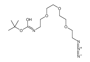 Boc-N-Amido-PEG3-azide结构式