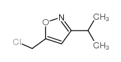 5-(氯甲基)-3-异丙基异噁唑结构式