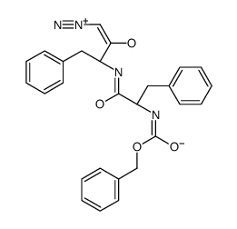Z-Phe-Phe-diazomethylketone结构式
