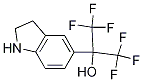2-(2,3-Dihydro-1H-indol-5-yl)-1,1,1,3,3,3-hexafluoro-propan-2-ol结构式