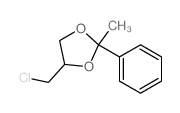 4-(chloromethyl)-2-methyl-2-phenyl-1,3-dioxolane Structure