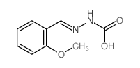 [(2-methoxyphenyl)methylideneamino]carbamic acid Structure