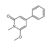 6-methoxy-1-methyl-4-phenylpyridin-2-one Structure