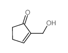 2-(羟甲基)环戊-2-烯酮结构式