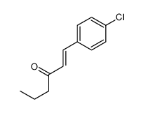 1-(4-chlorophenyl)hex-1-en-3-one Structure