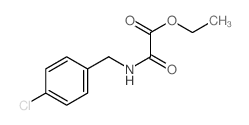 Acetic acid,2-[[(4-chlorophenyl)methyl]amino]-2-oxo-, ethyl ester Structure