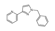 2-(1-benzylpyrazol-3-yl)pyridine结构式