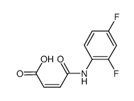 N-(2,4-DIFLUOROPHENYL)MALEAMIC ACID Structure