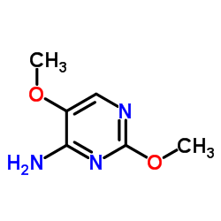 2,5-Dimethoxy-4-pyrimidinamine Structure