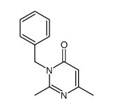 3-benzyl-2,6-dimethyl-3H-pyrimidin-4-one结构式