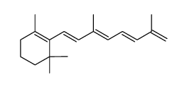 (1E,3E,5E)-2-(3,7-dimethylocta-1,3,5,7-tetraenyl)-1,3,3-trimethylcyclohex-1-ene结构式