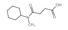 4-[环己基(甲基)氨基]-4-氧代丁酸结构式
