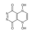 1,4-dihydroxypyrazino[2,3-d]pyridazine-5,8-dione结构式