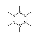 1,2,3,4,5,6-hexamethyl-1,2,4,5,3,6-tetrazadiborinane结构式