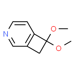 3-Azabicyclo[4.2.0]octa-1,3,5-triene,7,7-dimethoxy-(9CI) structure