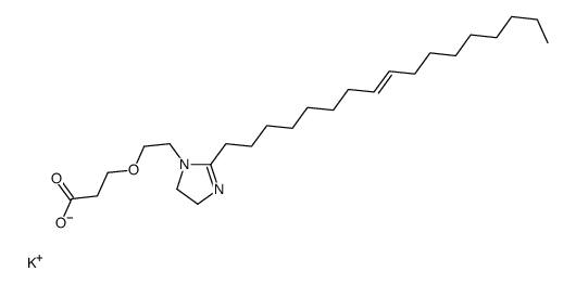 potassium,3-[2-[2-[(E)-heptadec-8-enyl]-4,5-dihydroimidazol-1-yl]ethoxy]propanoate Structure