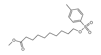 methyl 10-(tosyloxy)decanoate结构式
