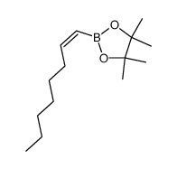 (Z)-4,4,5,5-tetramethyl-2-(oct-1-en-1-yl)-1,3,2-dioxaborolane Structure