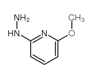 2-肼基-6-甲氧基吡啶结构式