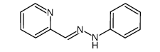 pyridine-2-carboxaldehyde-2'-pyridyl-hydrazone结构式