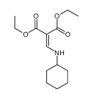 diethyl 2-[(cyclohexylamino)methylidene]propanedioate结构式