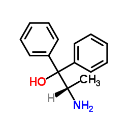 (S)-2-氨基-1,1-二苯基-1-丙醇结构式
