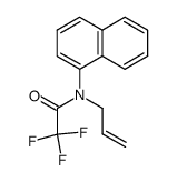 N-allyl-N-trifluoroacetyl-1-naphthylamine结构式