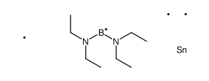 bis(diethylamino)boron,trimethyltin Structure