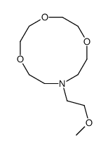10-(2-methoxyethyl)-1,4,7-trioxa-10-azacyclododecane结构式