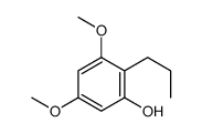 3,5-dimethoxy-2-propylphenol Structure