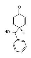 (+)-(R)-4-((R)-hydroxy(phenyl)methyl)-2-cyclohexen-1-one结构式