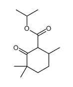 propan-2-yl 3,3,6-trimethyl-2-oxocyclohexane-1-carboxylate结构式