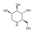 Deoxymannojirimycin hydrochloride Structure