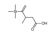 3-methyl-4-trimethylsilylpent-4-enoic acid结构式