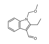 2-ethyl-1-methoxymethylindole-3-carbaldehyde Structure