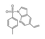 1-(甲苯-4-磺酰基)-5-乙烯基-1H-吡咯并[2,3-b]吡啶结构式
