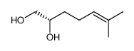 (S)-6-methylhept-5-ene-1,2-diol Structure