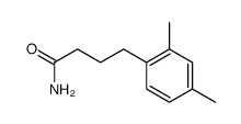 4-(2,4-dimethyl-phenyl)-butyric acid amide结构式