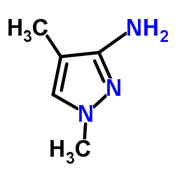 3-氨基-1,4-二甲基吡唑结构式