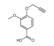 3-methoxy-4-(prop-2-ynyloxy)benzoic acid结构式
