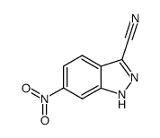 3-cyano-6-nitroindazole结构式