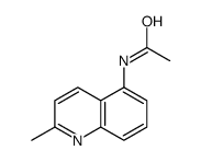 N-(2-methylquinolin-5-yl)acetamide结构式