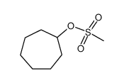 methanesulfonic acid cycloheptyl ester Structure